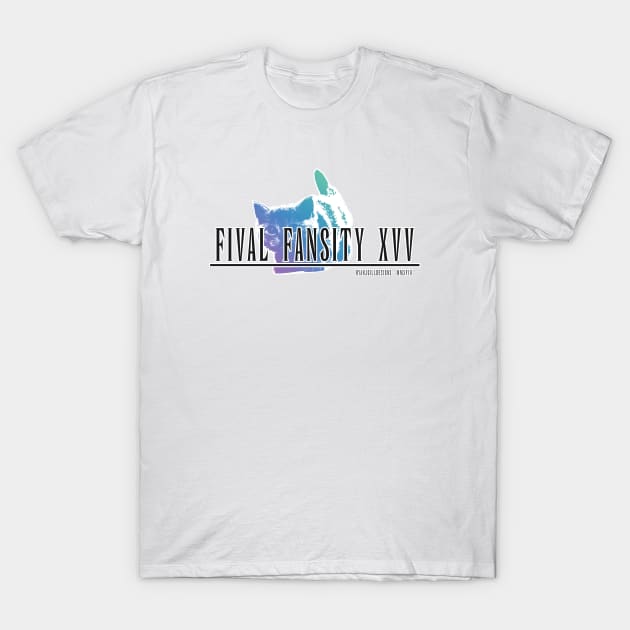 Fival Fansity XVV - Alternate Kitten Release T-Shirt by RyanJGillDesigns